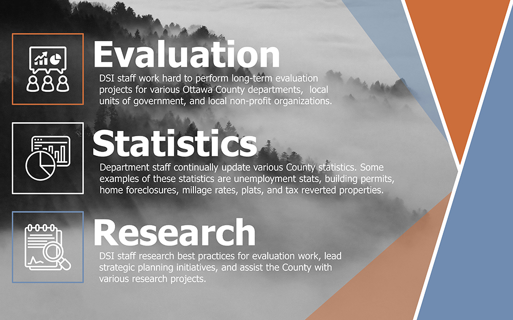 Evaluation, Statistics and Research