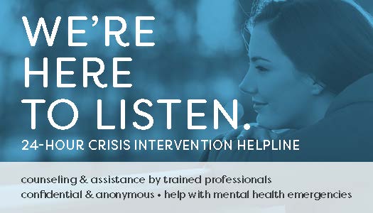 24-Hour Crisis Intervention Help Line