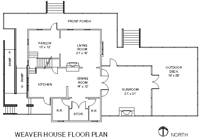 floor plan house. Weaver House Floor Plan