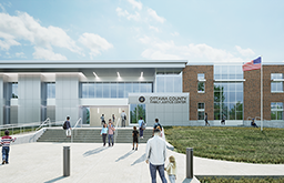 Architectural rendering of the Family Justice Center
