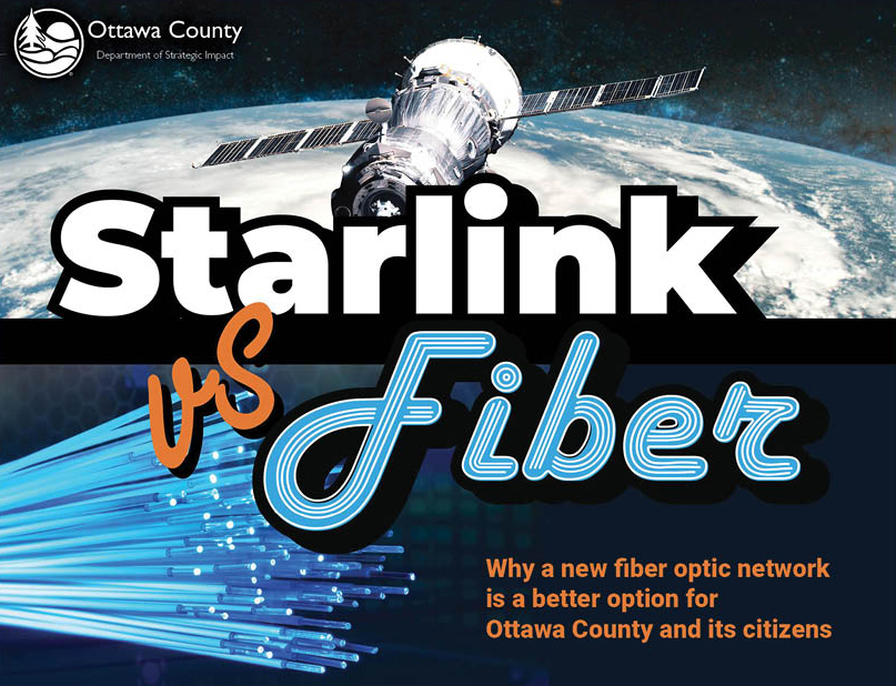 Starlink Vs. Fiber: Why a new fiber optic network is a better option for Ottawa County and its citizens