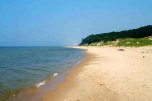 Lake Michigan Coastal Greenway Beach