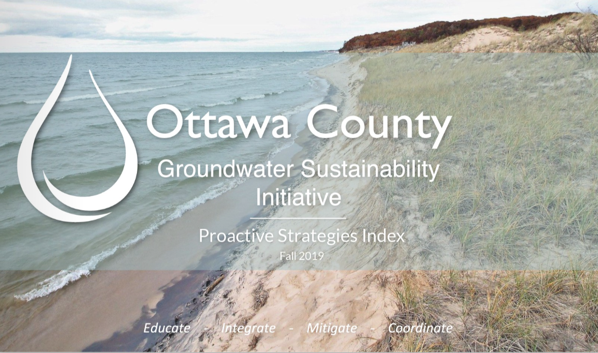 Ottawa County Groundwater Sustainability Initiative - Proactive Strategies Index